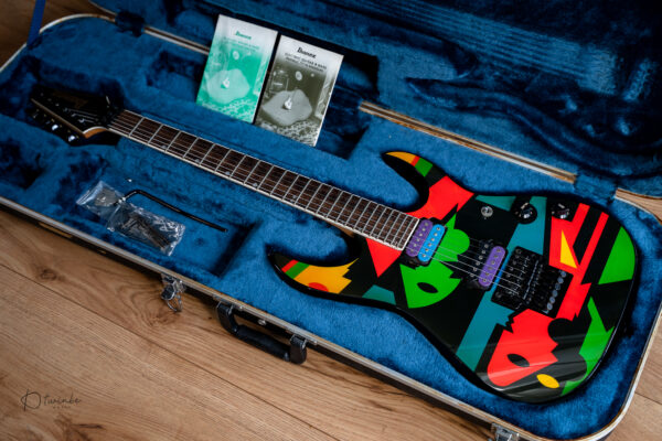 1995 Ibanez JPM100 P1 Featured Multi-Coloured Pickups John Petrucci Signature - Image 12