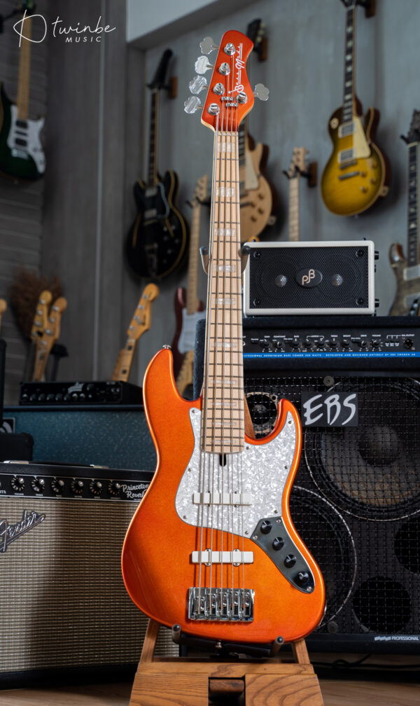 Bassmods Mod5 Bass with Delano Pickup And Sadowsky Preamp - Image 3