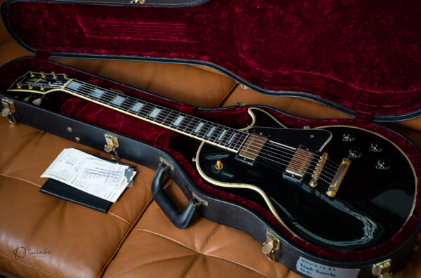 2010 Gibson Custom Shop 1957 Reissue Les Paul Custom VOS Black Beauty - Image 8