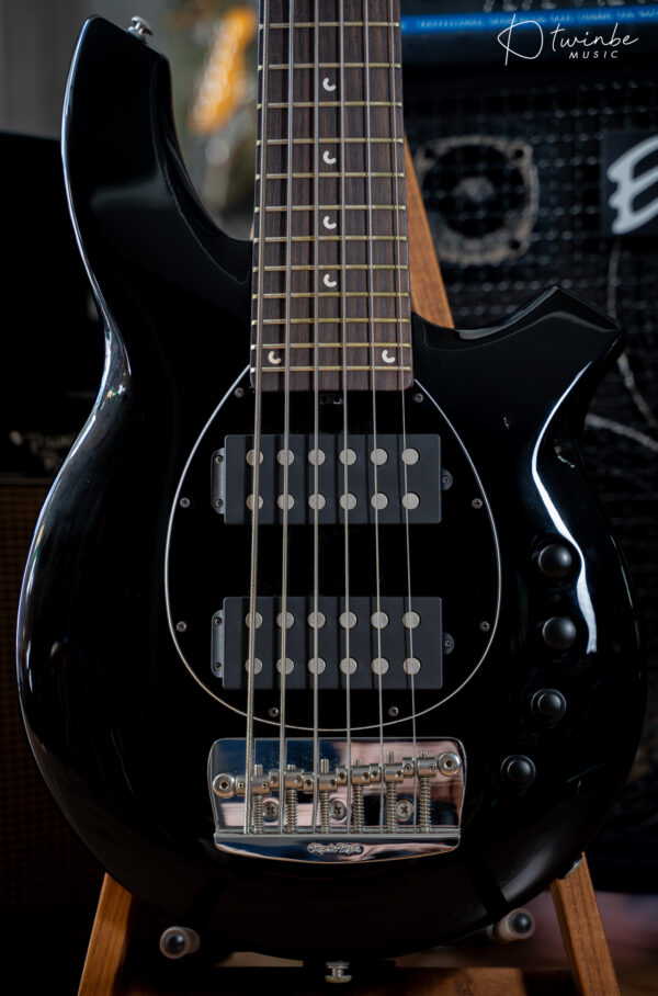 Ernie Ball Music Man Bongo 6 Strings Bass HH Black - Image 6