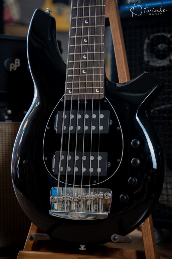 Ernie Ball Music Man Bongo 6 Strings Bass HH Black - Image 5