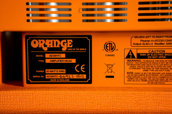 Orange AD30HTC Head Amp - Image 8