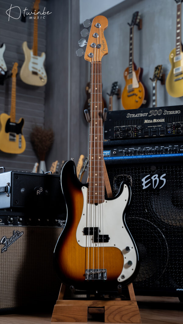 Fender American Standard Precision Bass Sunburst - Image 3