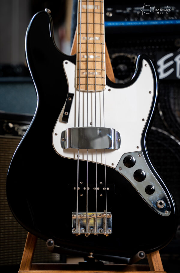 FENDER AMERICAN ORIGINAL '70S JAZZ BASS BLACK - Image 5