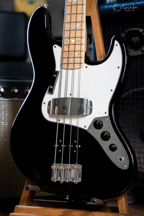 FENDER AMERICAN ORIGINAL '70S JAZZ BASS BLACK - Image 6