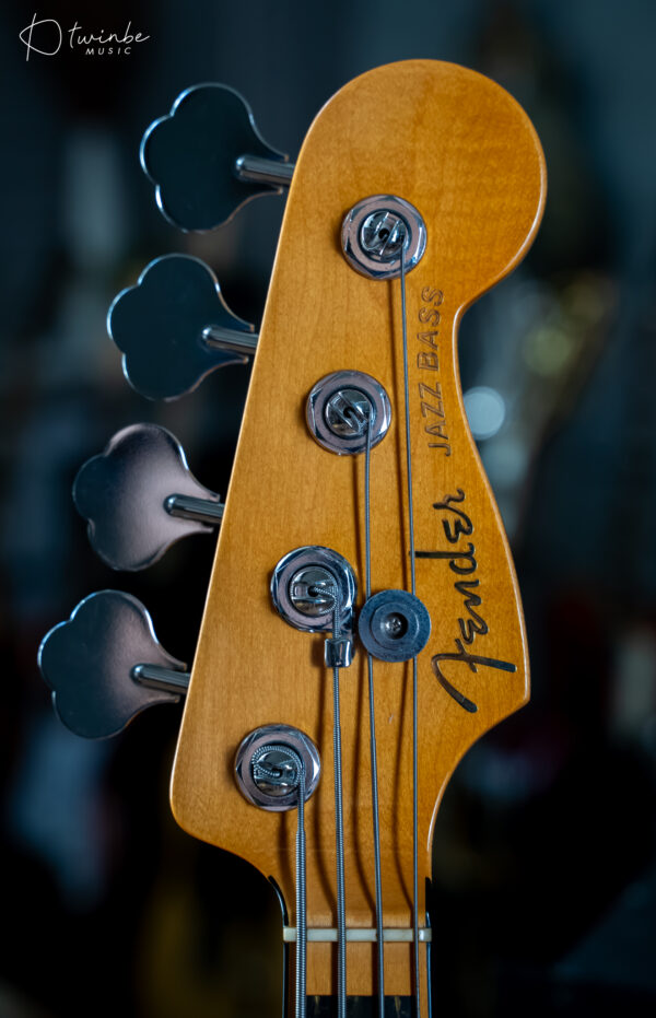 Fender American Ultra I Jazz Bass 4 String Texas Tea - Image 4