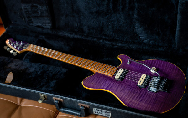 Ernie Ball Music Man Eddie Van Halen Signature Purple Translucent - Image 12