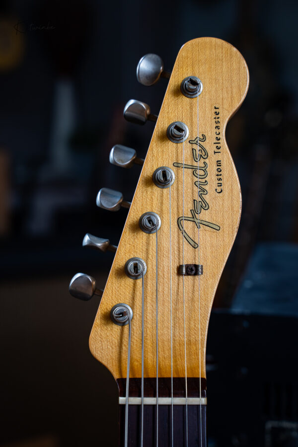 Fender Masterbuilt Paul Waller 1960 Telecaster Custom Relic Daphne Blue - Image 3