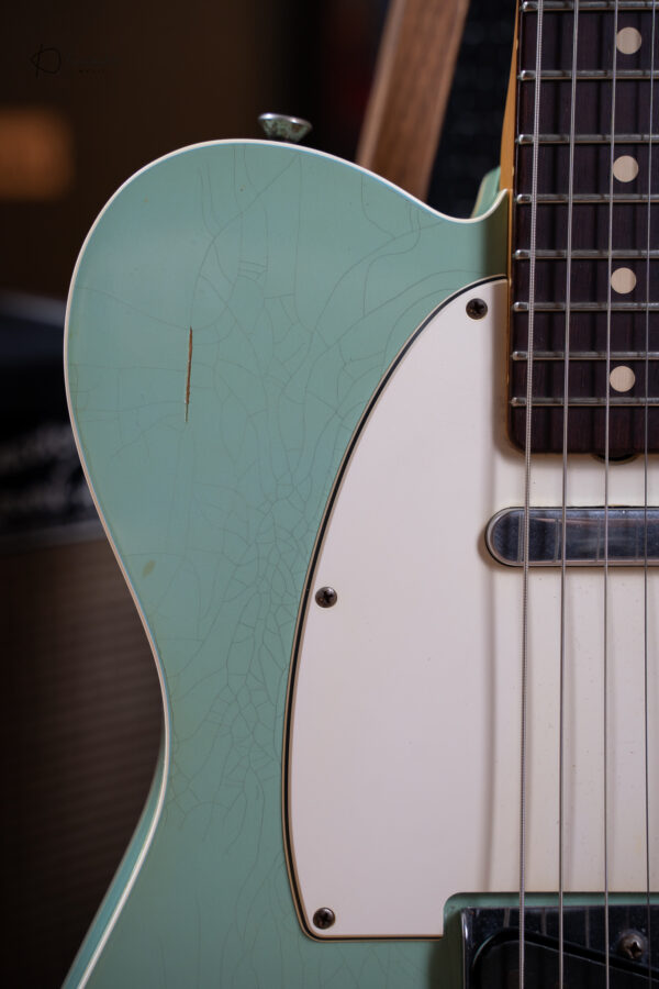 Fender Masterbuilt Paul Waller 1960 Telecaster Custom Relic Daphne Blue - Image 4