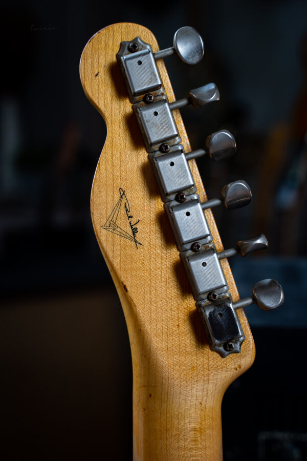 Fender Masterbuilt Paul Waller 1960 Telecaster Custom Relic Daphne Blue - Image 6