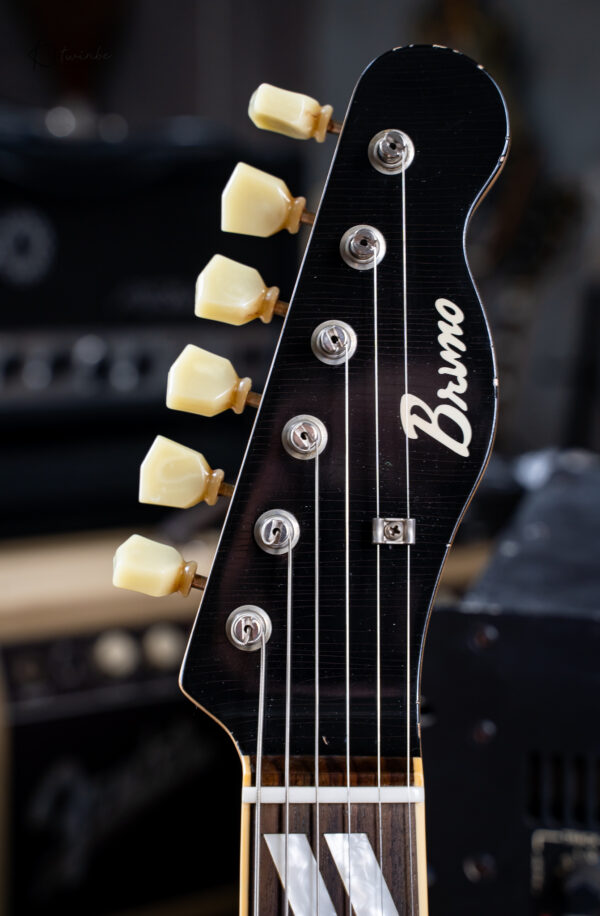Bruno Guitars TN-295 Relic Brass Powder Gold - Image 2