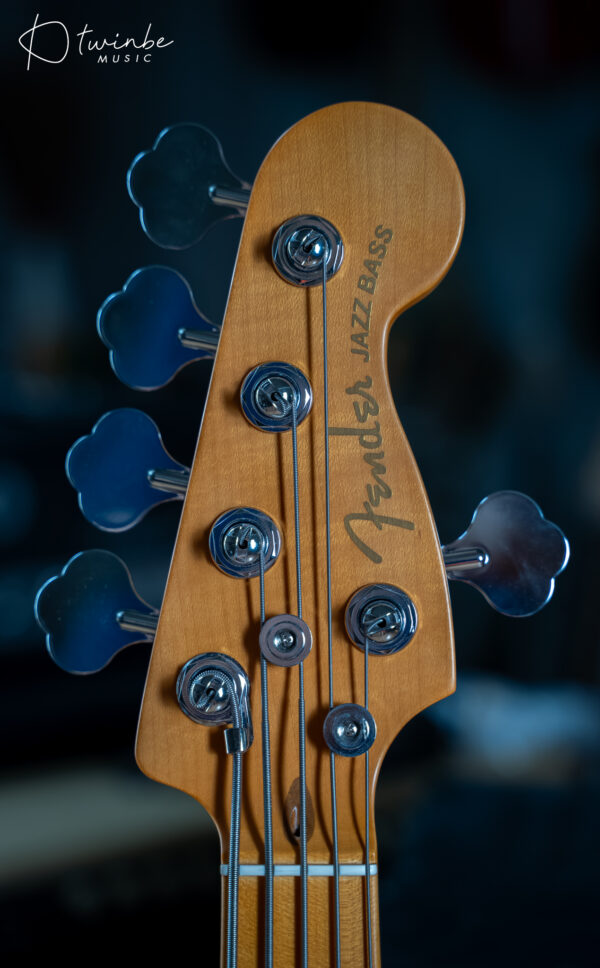 Fender American Ultra II Jazz Bass V Sinister Red - Image 4