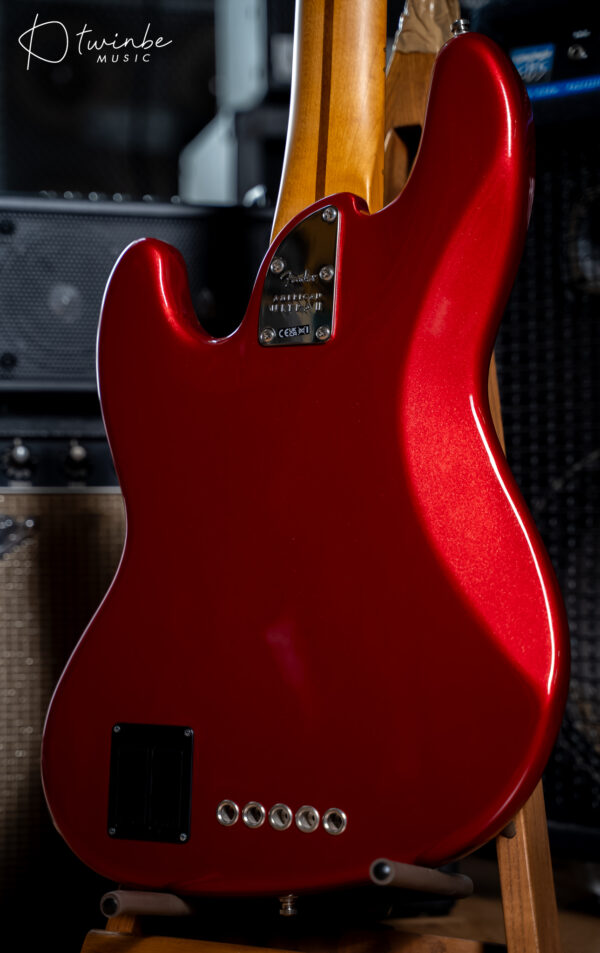 Fender American Ultra II Jazz Bass V Sinister Red - Image 9