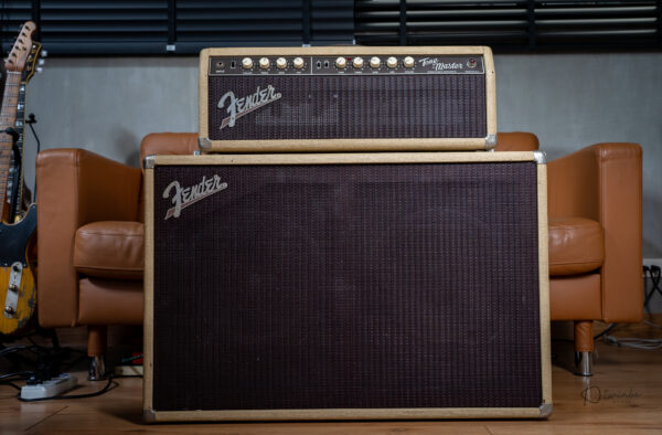 90's Fender Tone Master Custom Shop Head with Fender Tone Master 2x12 Cabinet