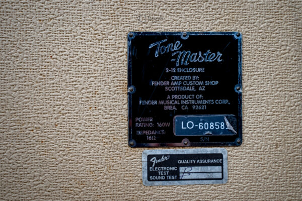 90's Fender Tone Master Custom Shop Head with Fender Tone Master 2x12 Cabinet - Image 7
