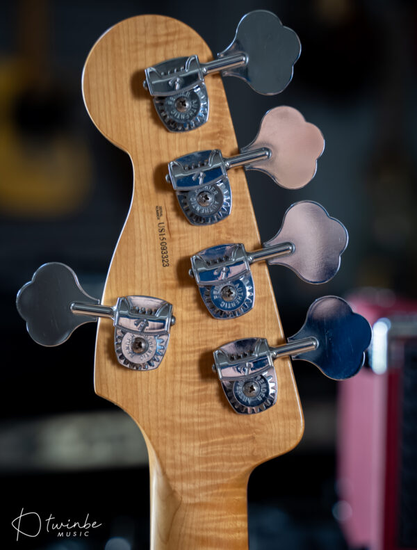 Fender American Elite Jazz Bass V - Ash - Tobacco Sunburst - Image 8