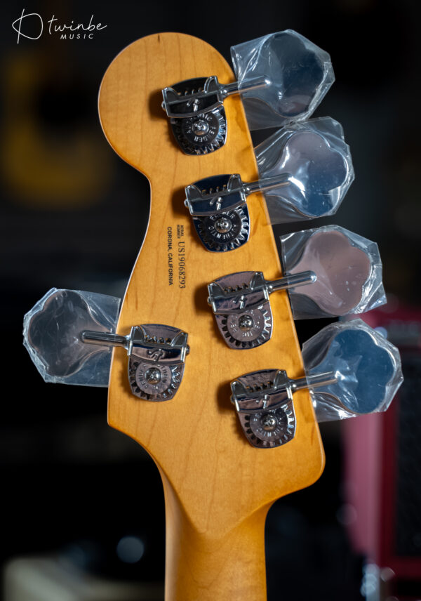 Fender American Ultra I Jazz Bass V Plasma Red Burst - Image 8