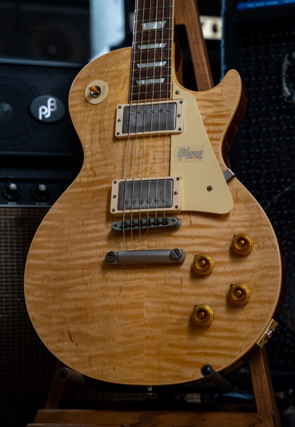 2017 Gibson Custom Shop 1959 Les Paul Standard Reissue VOS Hand Selected Natural - Image 2