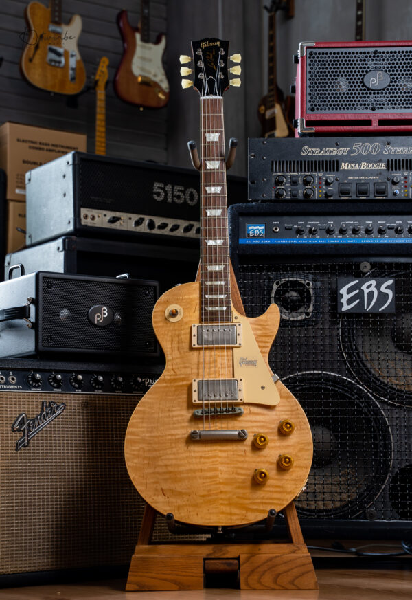 2017 Gibson Custom Shop 1959 Les Paul Standard Reissue VOS Hand Selected Natural - Image 4