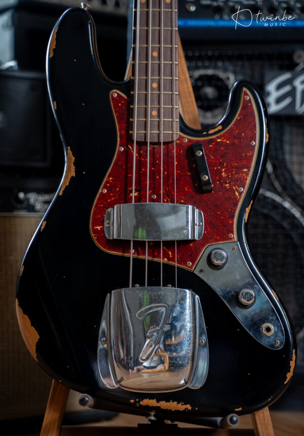Fender Custom Shop ’62 Jazz Bass Relic Black