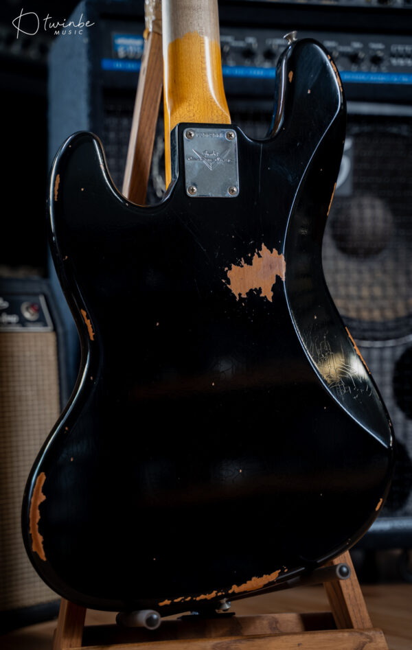 Fender Custom Shop ’62 Jazz Bass Relic Black - Image 9