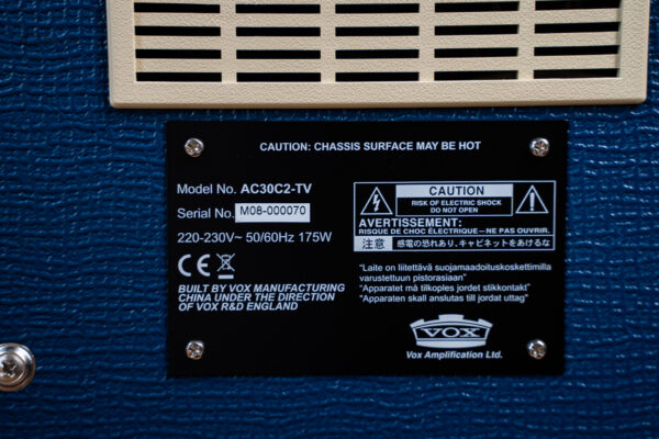 Vox AC30C2TV 30-Watt Tube Combo Special Colors - Image 4