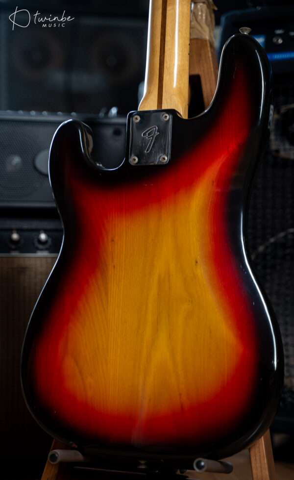 1976 All Original Fender Precision Bass - 3t-Sunburst - Image 9