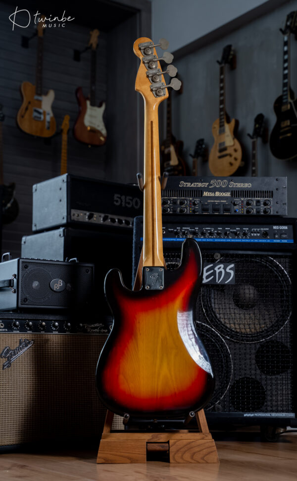 1976 All Original Fender Precision Bass - 3t-Sunburst - Image 7