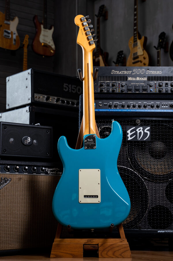 Fender American Professional II Stratocaster in Miami Blue - Image 6