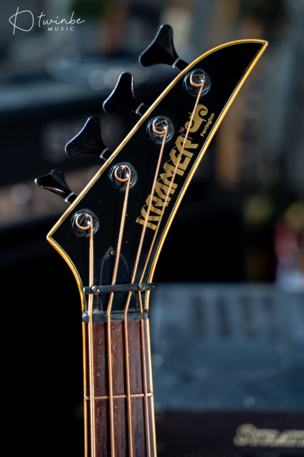 Kramer Ferrington Acoustic Bass Cherry Burst - Image 4