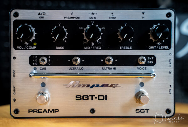 Ampeg SGT-DI Bass Preamp Pedal and DI