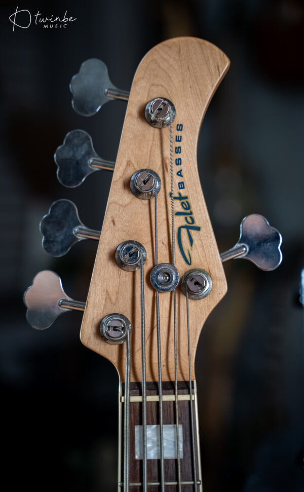 Fclef Custom Jazz 5 String Bass Natural - Image 4