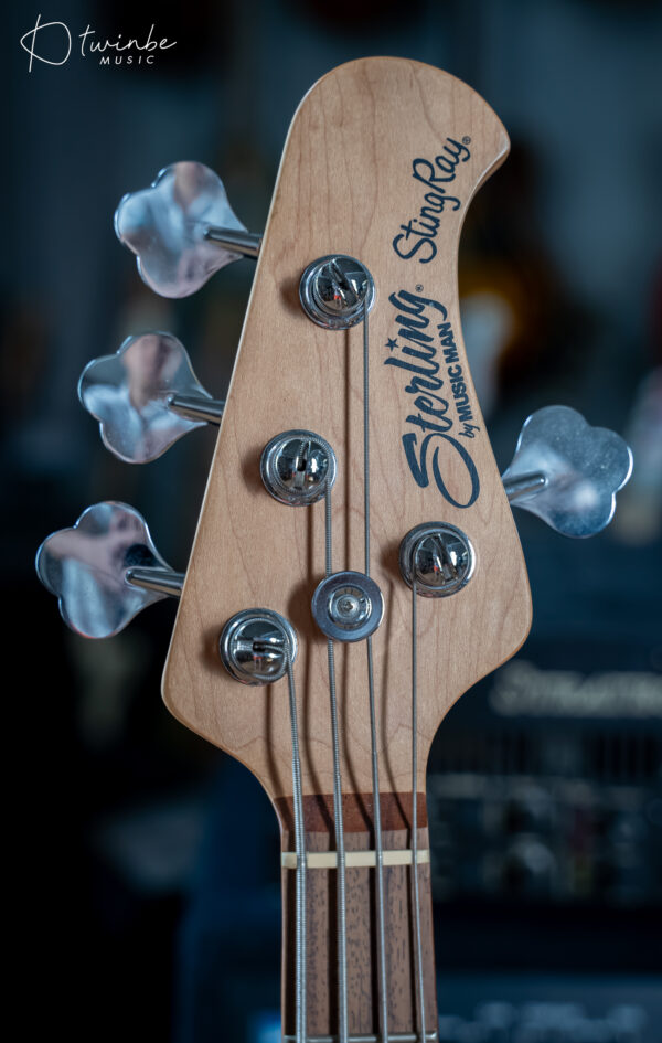 Sterling by Music Man StingRay Short-Scale Bass Olympic White - Image 4