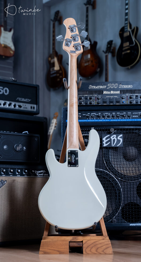 Sterling by Music Man StingRay Short-Scale Bass Olympic White - Image 6