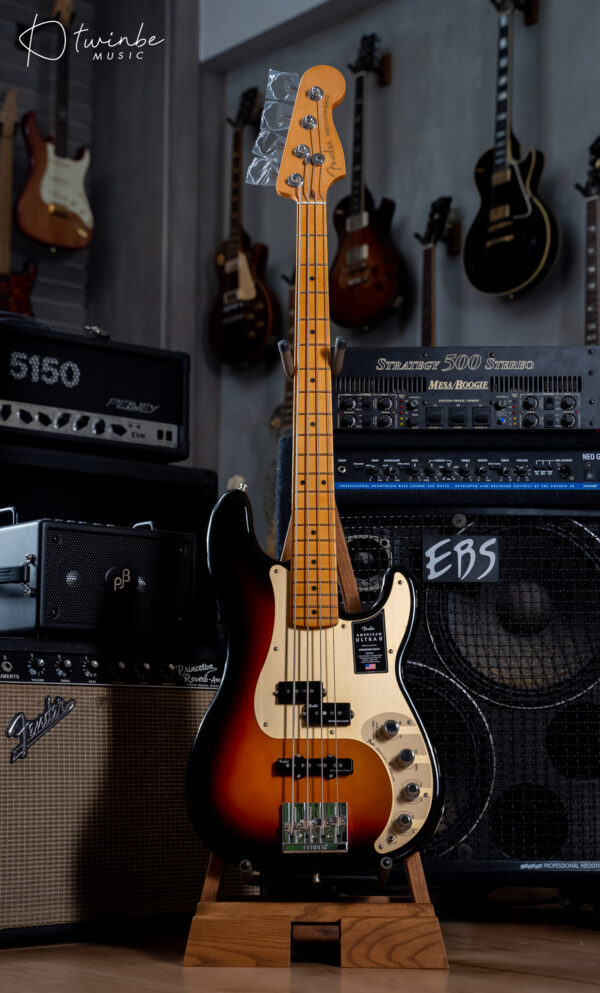 Fender American Ultra II Precision Bass - Ultraburst - Image 3
