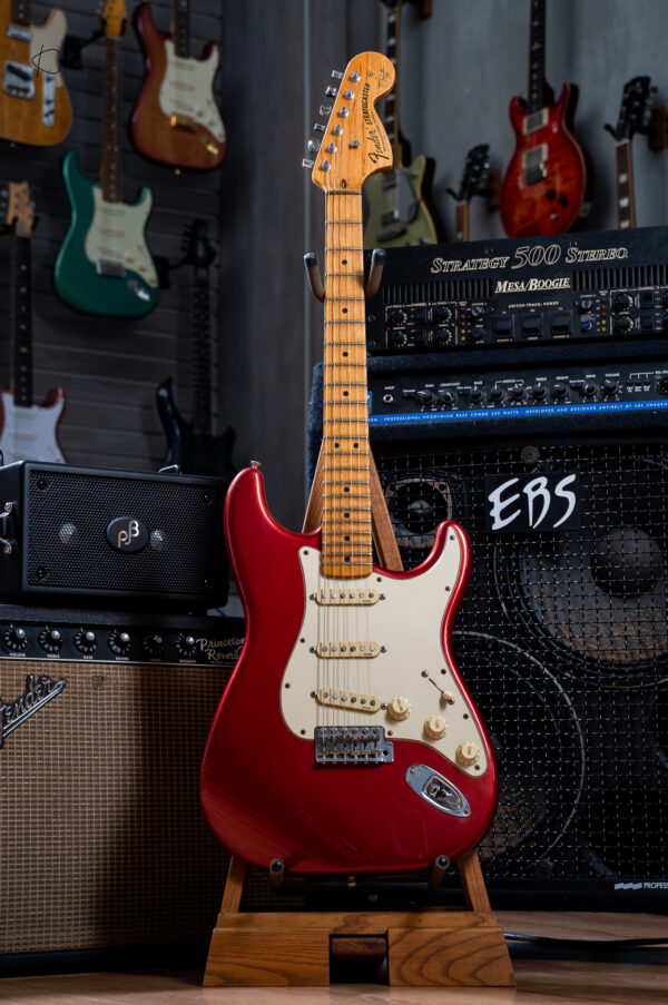 1998 Fender Yngwie Malmsteen Signature Stratocaster in Candy Apple Red (First Year !!!) - Image 3