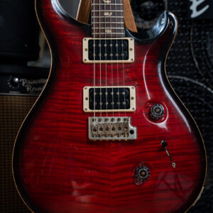 2011 PRS Custom 24 10 Top in Fire Red Burst
