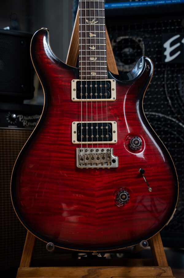 2011 PRS Custom 24 10 Top in Fire Red Burst