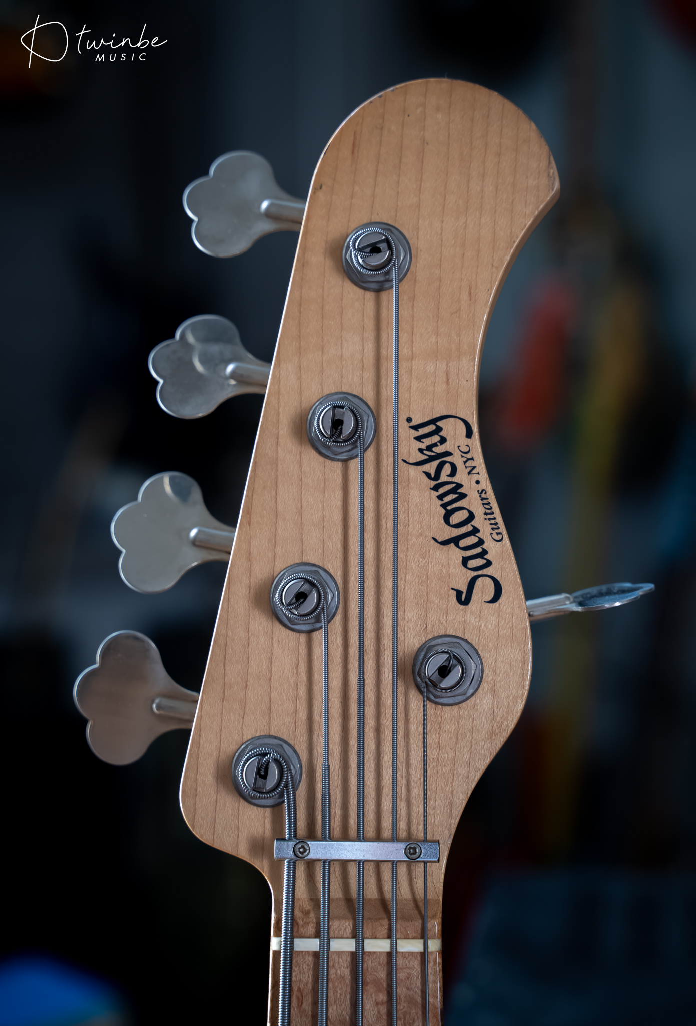 Sadowsky NYC Vintage 5 String Bass Black on Black - Image 4