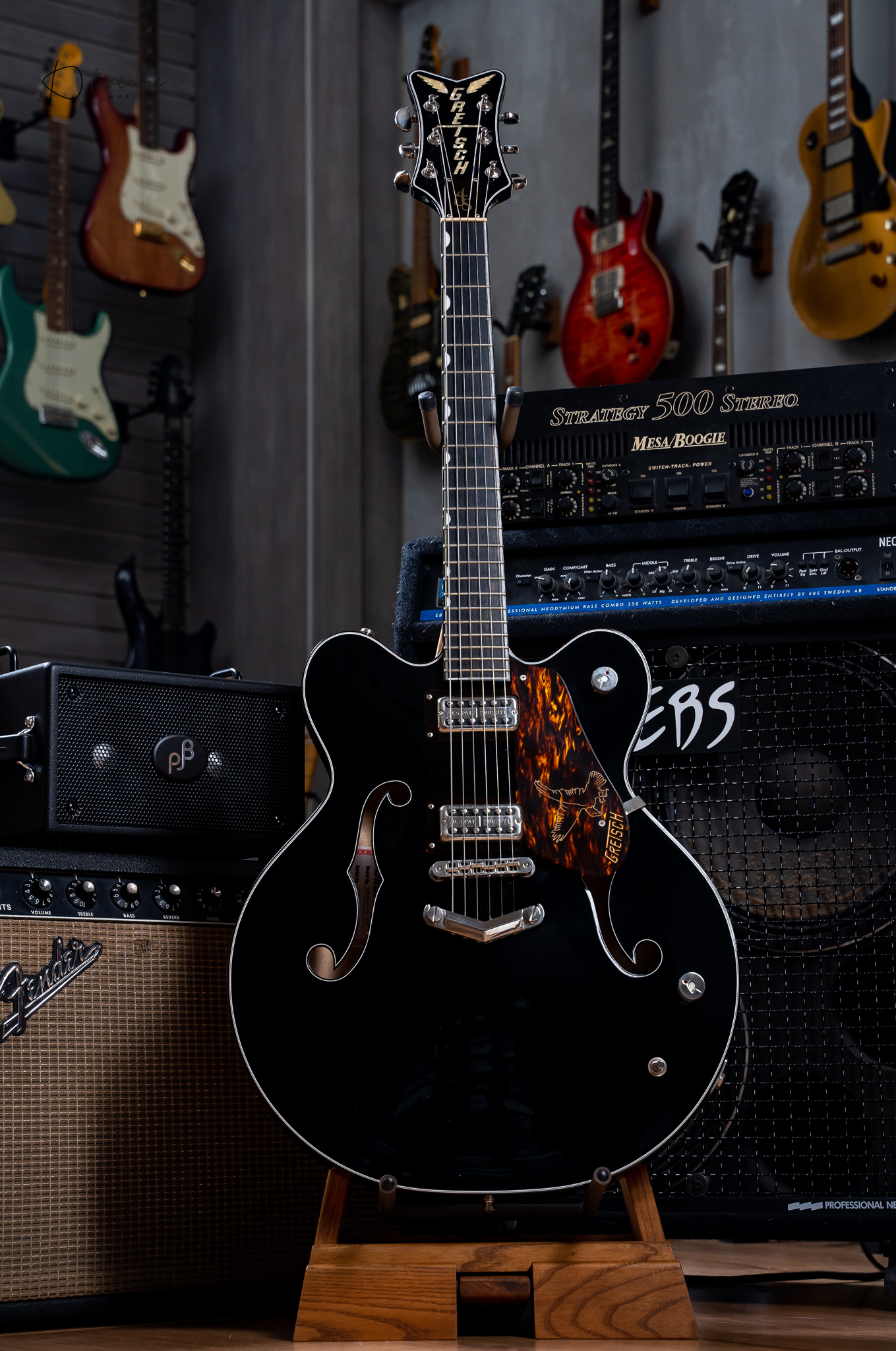 Gretsch G6636-RF Richard Fortus Signature Falcon with V-Stoptail - Image 3