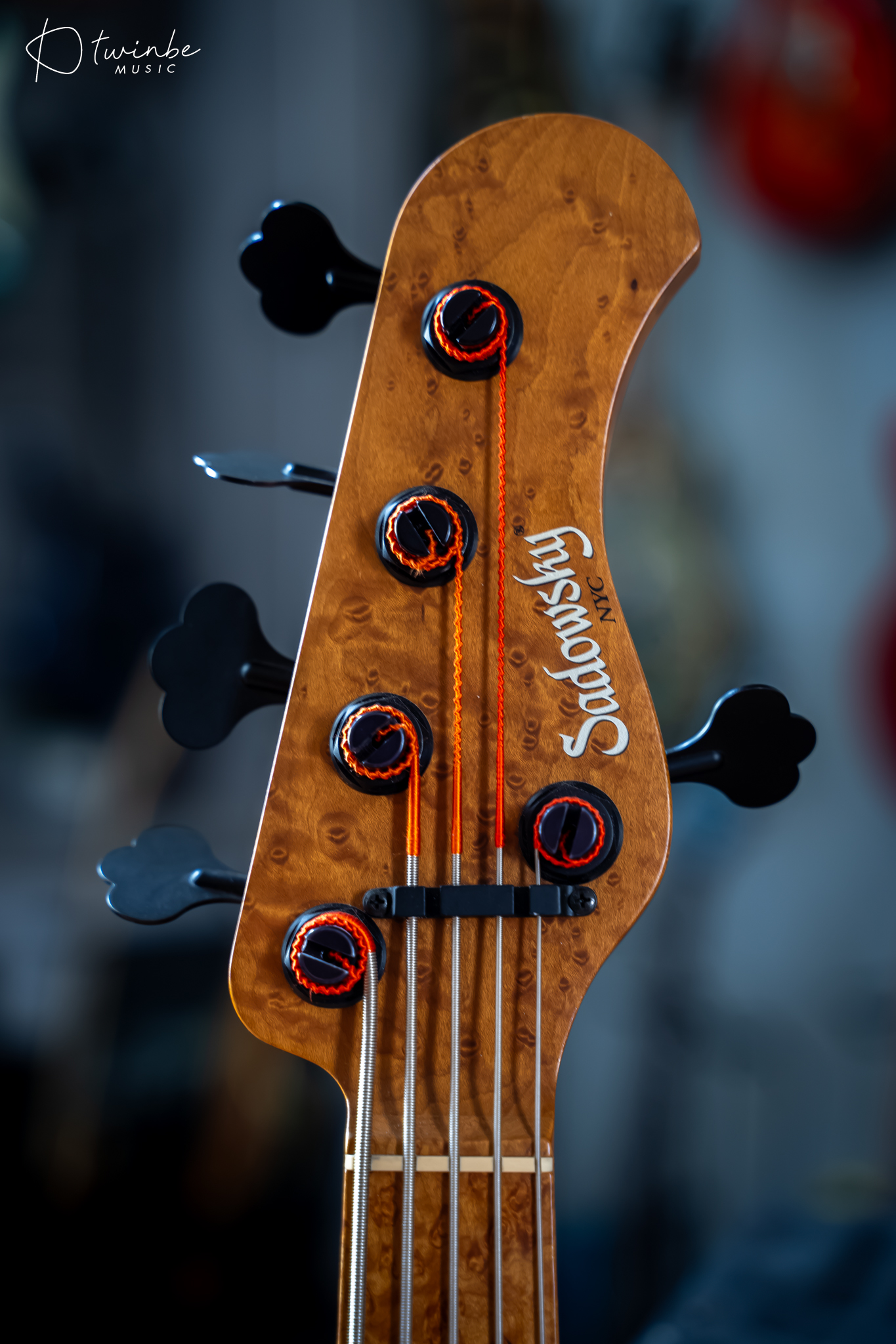 Sadowsky NYC Master Grade Modern 5-24 Dark Cherry Burst - Image 4