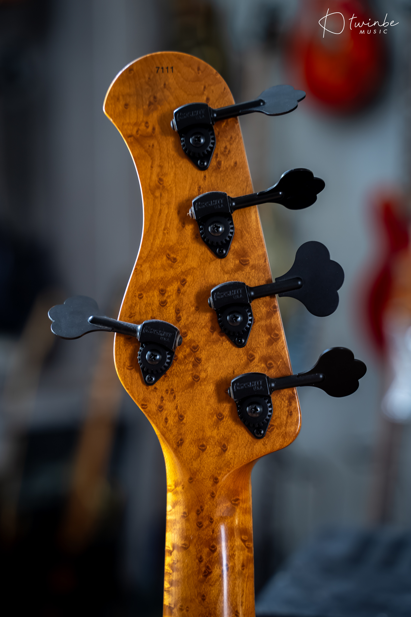 Sadowsky NYC Master Grade Modern 5-24 Dark Cherry Burst - Image 8