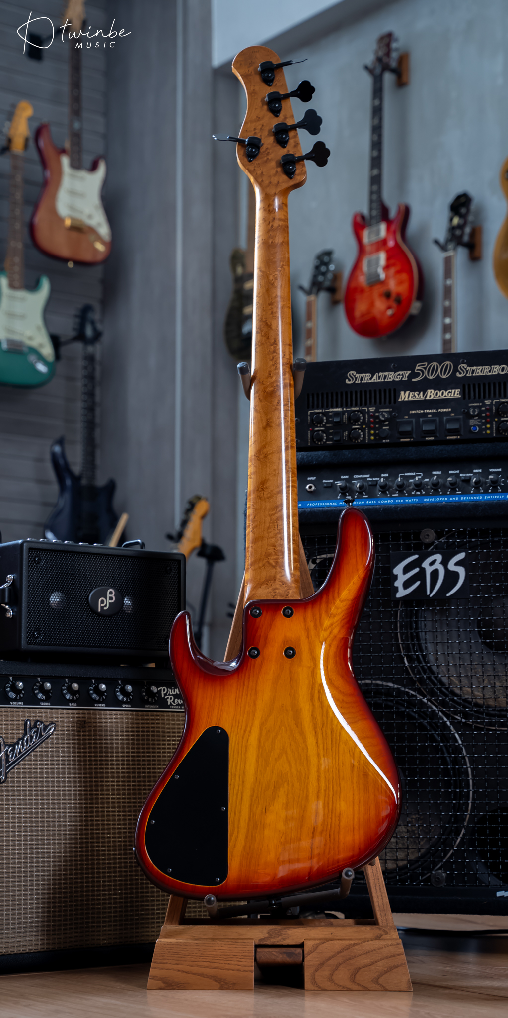 Sadowsky NYC Master Grade Modern 5-24 Dark Cherry Burst - Image 7