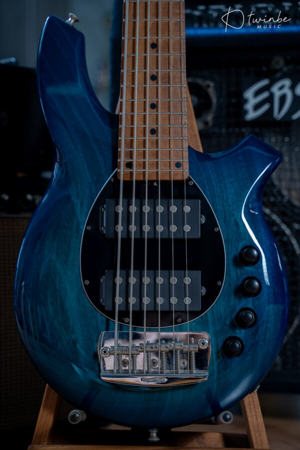 Ernie Music Man Bongo 6 HH Bass Limited Edition Neptune Blue - Image 11