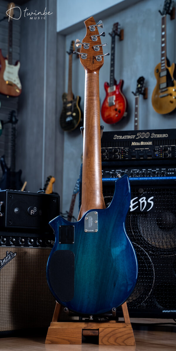 Ernie Music Man Bongo 6 HH Bass Limited Edition Neptune Blue - Image 7