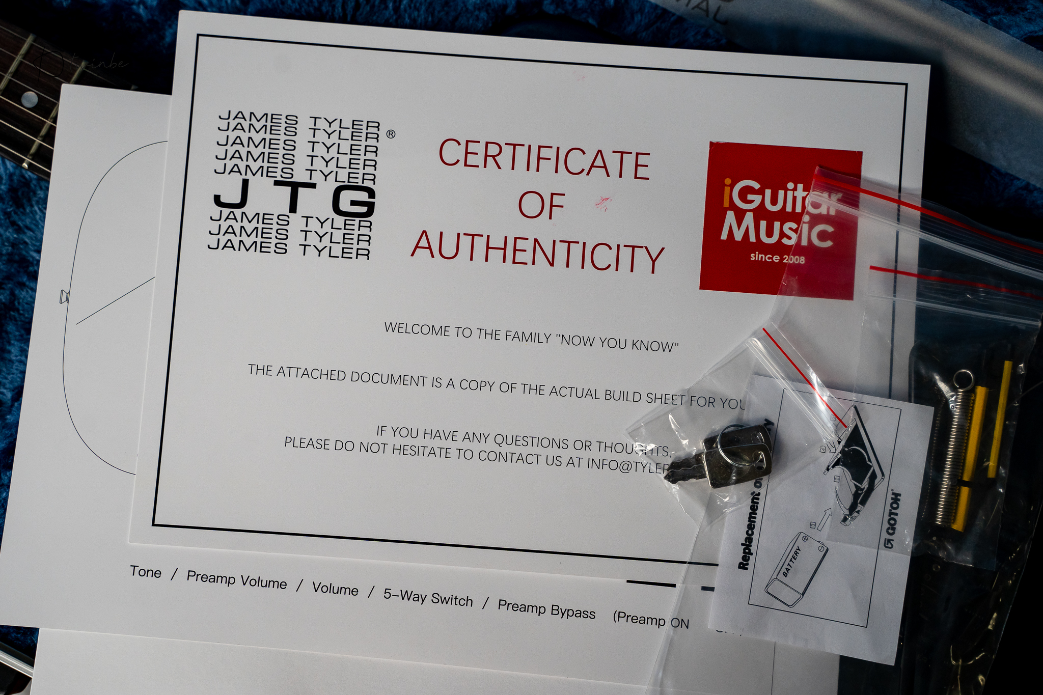 James Tyler JTG Series SE MK I in Chameleon - Image 8