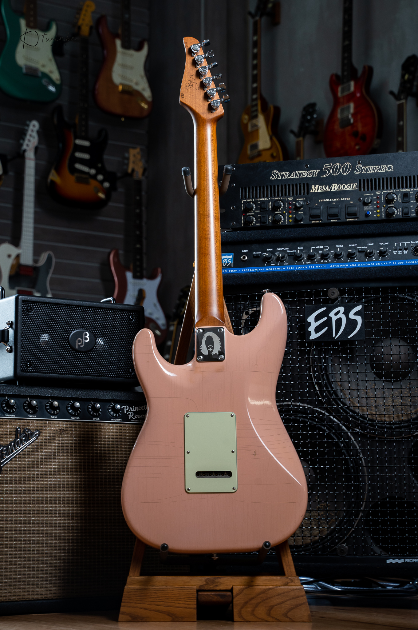 Suhr Mateus Asato Signature Series Classic Antique Shell Pink - Image 6