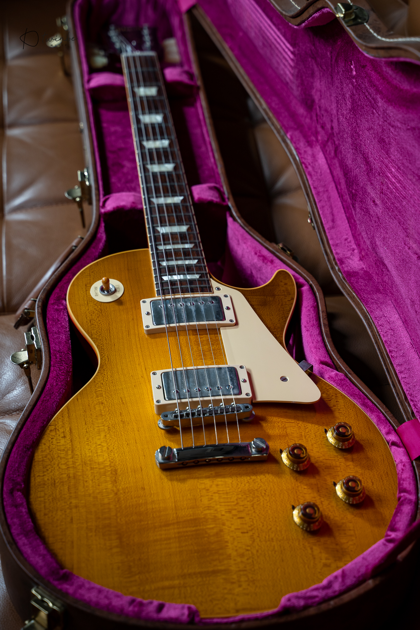 2015 Gibson Custom Shop True Historic 1958 Les Paul Reissue VOS Vintage Lemon Burst - Image 7