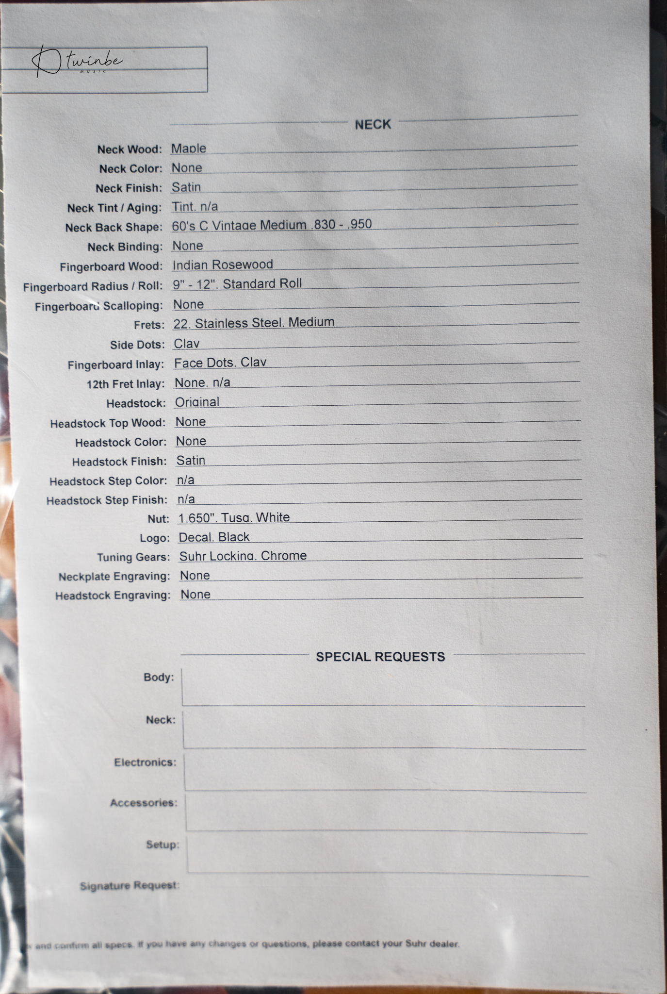 Suhr Alt T (3 Tone Burst) - Image 9