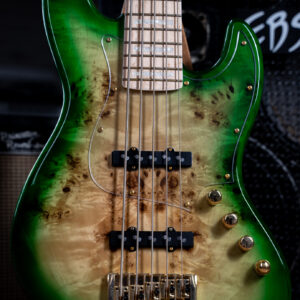 Bassmods Fred Hammond Signature Green Burl 5 Strings Bass